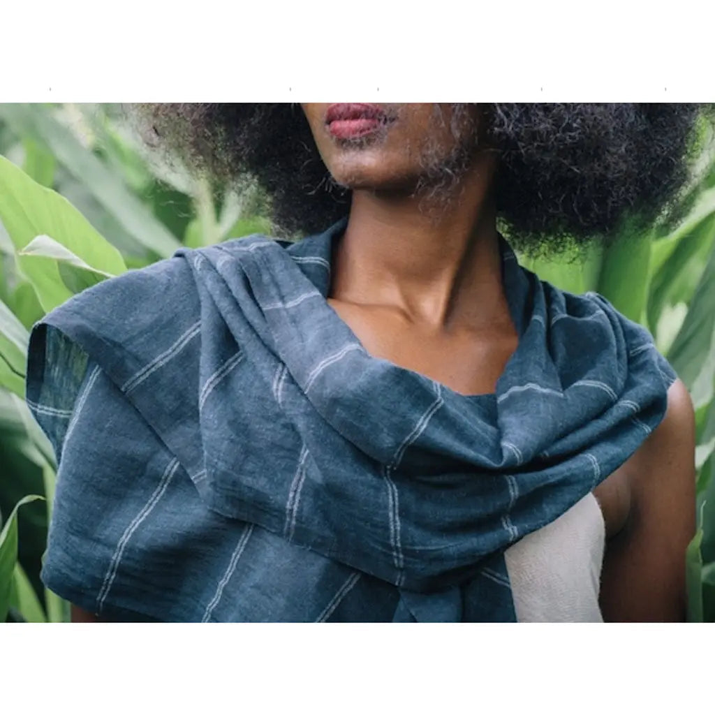 Earthy Striped Scarf | Ethical Style SLATE + SALT