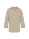 Echo Maxi Shirt - Oatmeal - Sumiye Co
