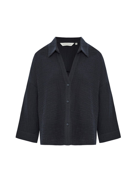Echo Mini Shirt - Navy - Sumiye Co