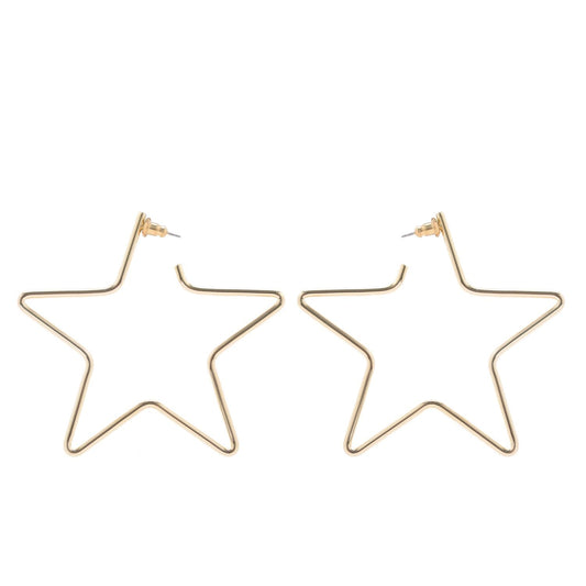 Large Full Star Earrings