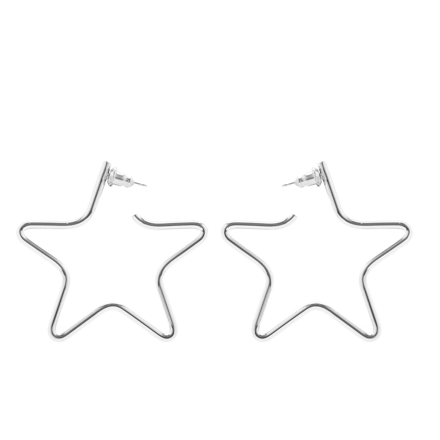 Medium Full Star Earrings