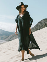 Ela Kaftan - Black - Sumiye Co