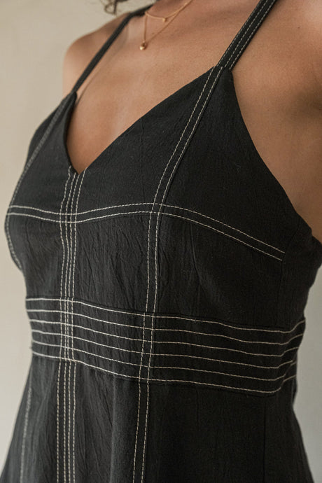 Eva Maxi Dress - Black - Sumiye Co