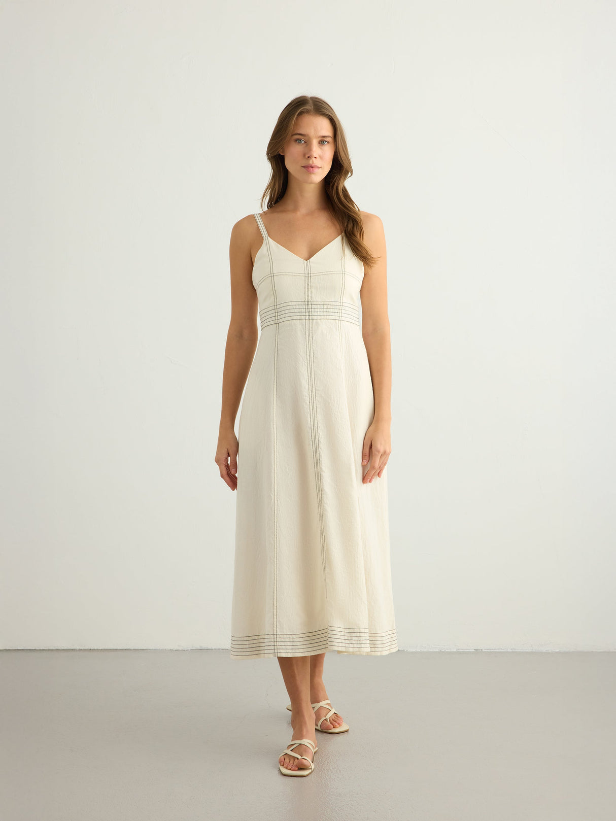 Eva Maxi Dress - Natural - Sumiye Co
