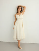 Eva Maxi Dress - Natural - Sumiye Co