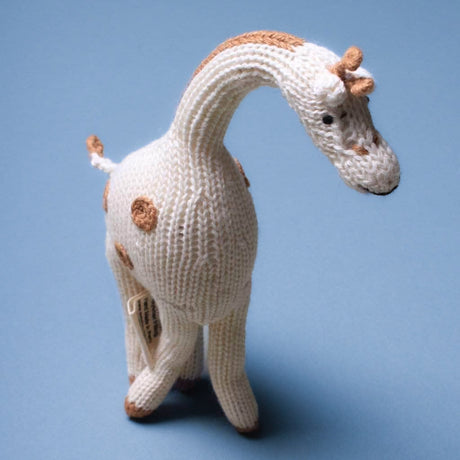 Knit Baby Rattles Gift Set | Lion, Elephant, Giraffe & Monkey - Sumiye Co