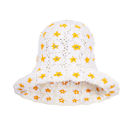 FLORA Crochet Hat, in Off White - Sumiye Co