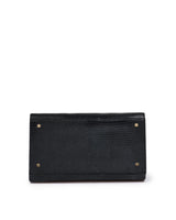 The Large Luncher  - Black Lizard | Designer Lunch Bags & Totes - Sumiye Co