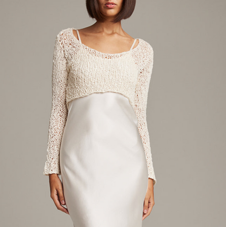 Flammé Loose Knit Cropped Sweater - Sumiye Co