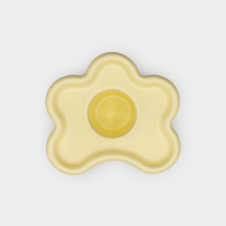 Candle Holder Flora in yellow by OCTAEVO