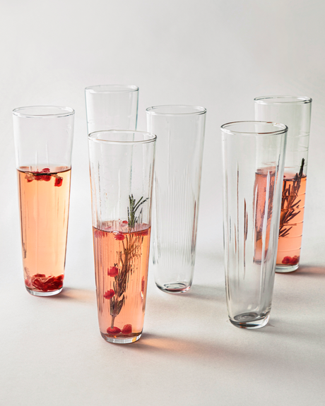 Etched Flutes Set of 6 - Sumiye Co