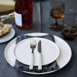 S/4 Slim Dinnerware Set - White