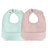 Classic - Set of Soft Vegan Leather Easy Clean Bibs 0-12 M - Sumiye Co