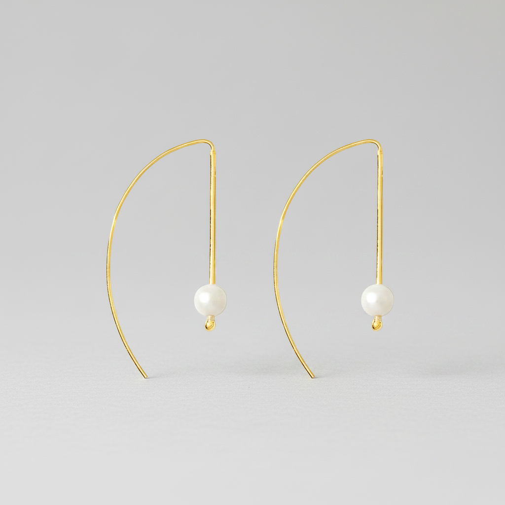 Freshwater Pearl Hook Earrings - Sumiye Co
