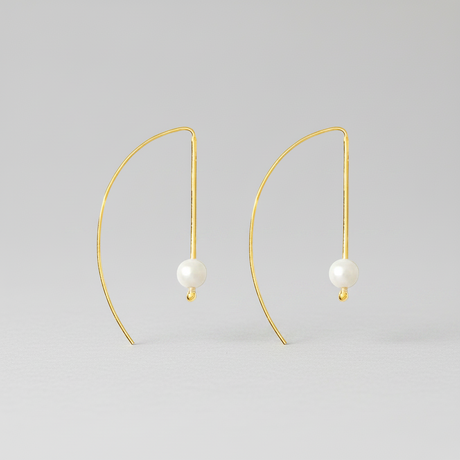 Freshwater Pearl Hook Earrings - Sumiye Co