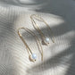 Freshwater Pearl Hook Earrings-2