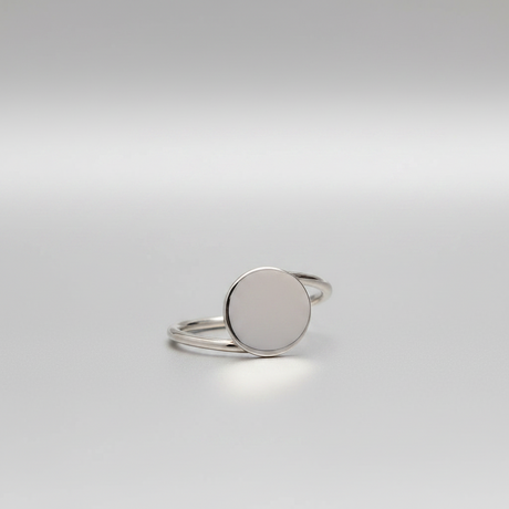 Full Moon Ring Sterling Silver - Sumiye Co
