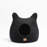 Whimsical Cat Ear Cave Bed - Night Black - Sumiye Co