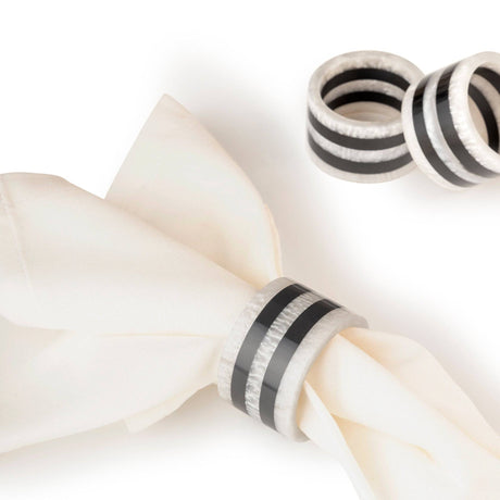 Panama Napkin Rings, Set of 6 - Sumiye Co