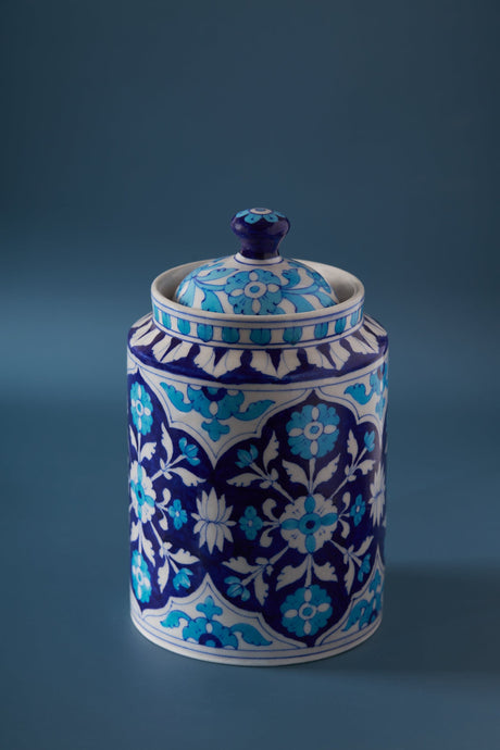 Perveni Ceramic Decorative Kitchen Canister - Sumiye Co