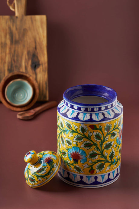 Motras Ceramic Decorative Kitchen Canister - Sumiye Co