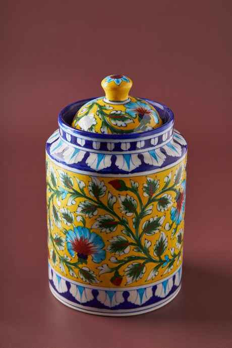 Motras Ceramic Decorative Kitchen Canister - Sumiye Co