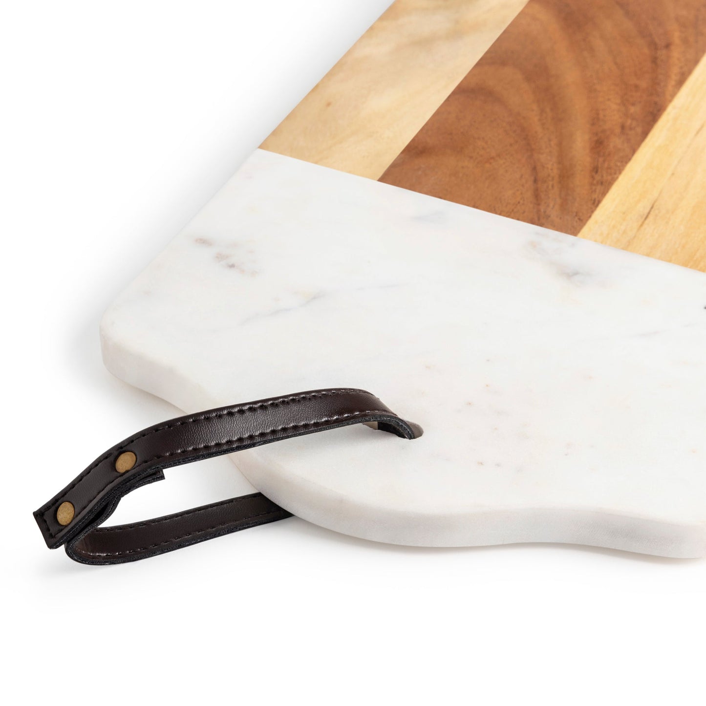 Darvaza Marble & Wood Cutting Board 18" x 8.75"