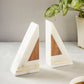 Gilmore Marble Bookends, Set of 2 (6" x 2" )
