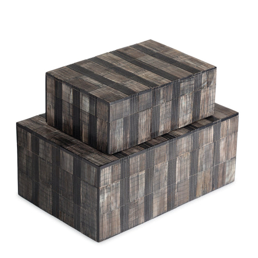 Madison Decorative Boxes, Set of 2