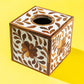 Wood Inlay Tissue Box Cover
