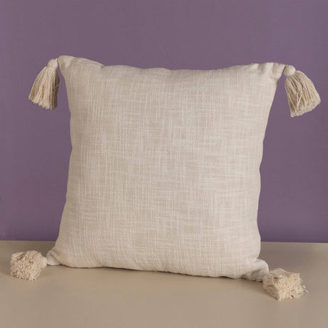 Etawah Throw Pillow 18" x 18" - Ivory - Sumiye Co