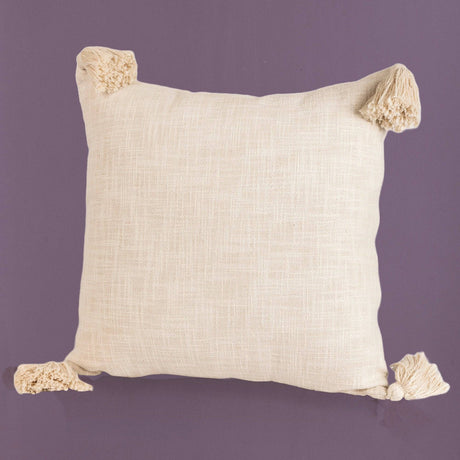 Etawah Throw Pillow 18" x 18" - Ivory - Sumiye Co