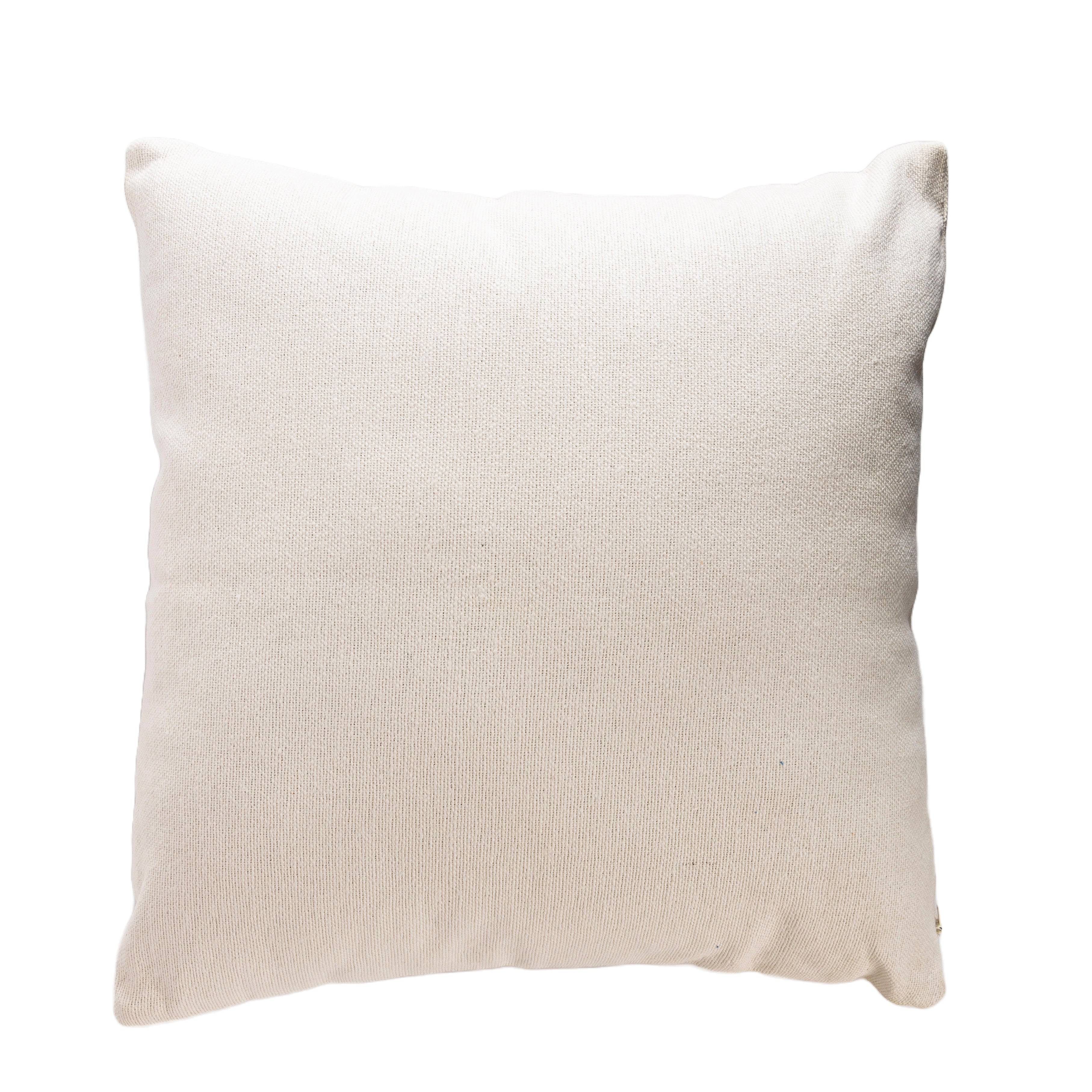 Fursat Throw Pillow with Insert 18" x 18" - Ivory & Rosa - Sumiye Co