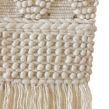 Jawani Handwoven Wall Tapestry 30" x 50" - Ivory - Sumiye Co