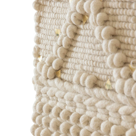 Jawani Handwoven Wall Tapestry 30" x 50" - Ivory - Sumiye Co
