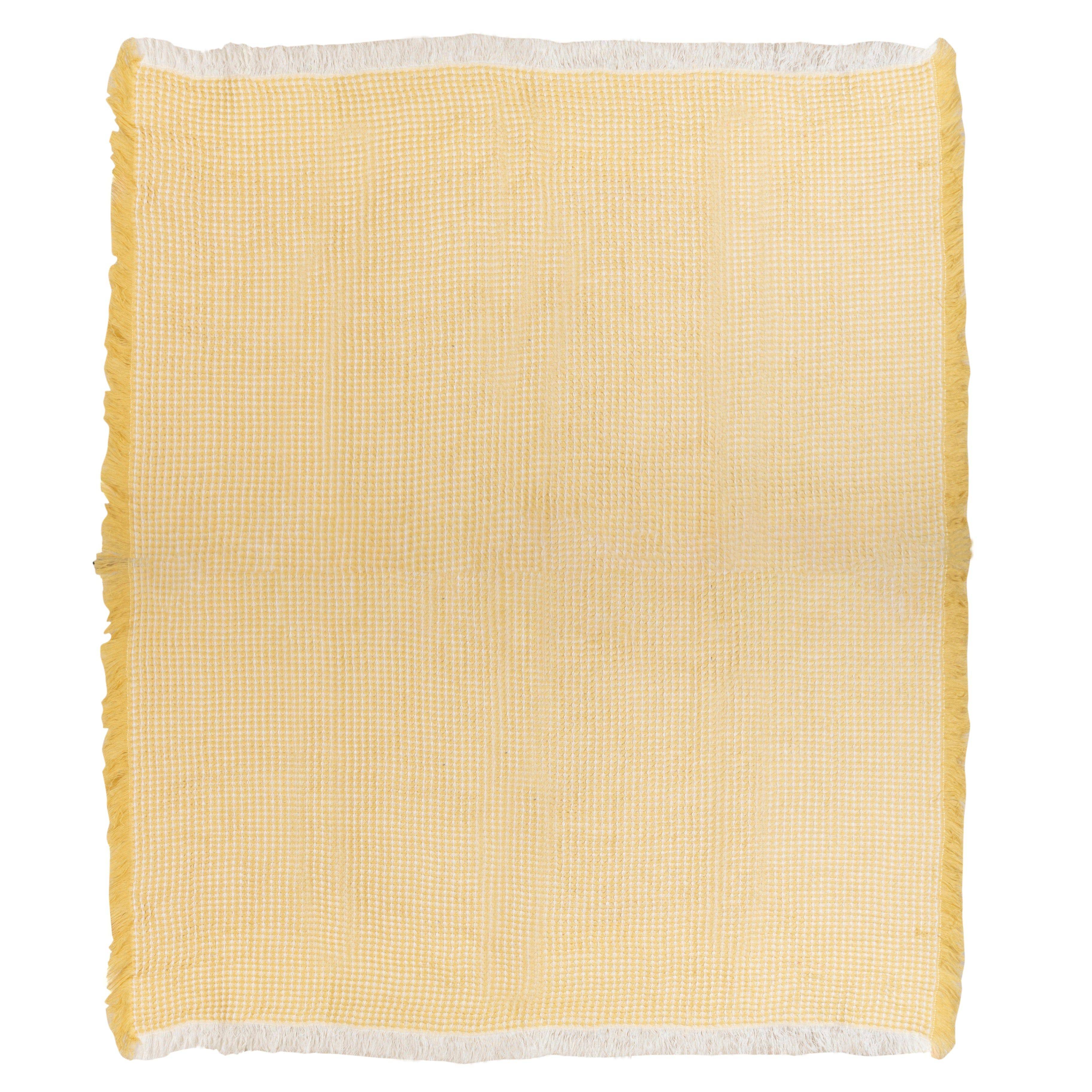 Eros Throw Blanket 50"W x 60"L - Mustard, Apricot Or Avocado - Sumiye Co