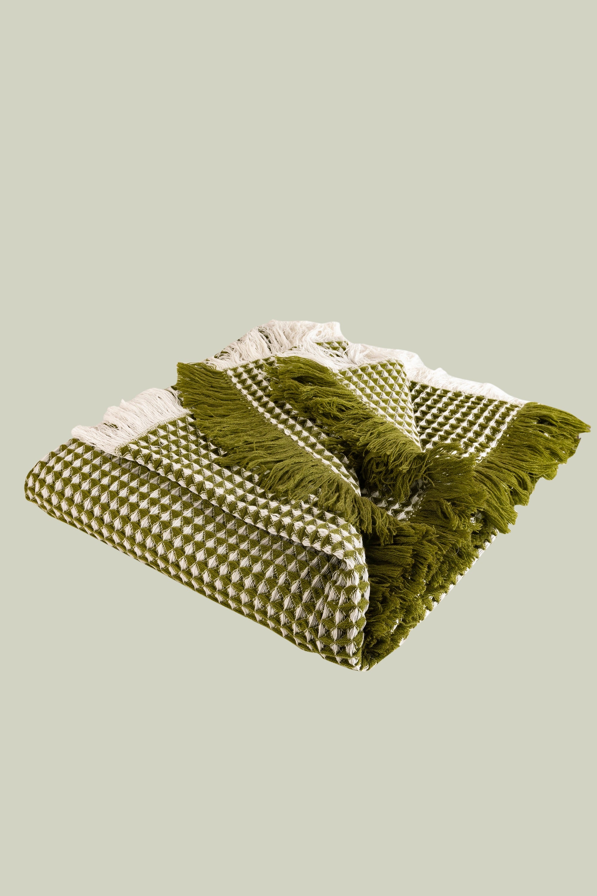Eros Throw Blanket 50"W x 60"L - Mustard, Apricot Or Avocado - Sumiye Co