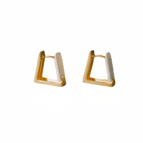 Geometric Hoop Earrings - Sumiye Co