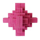 Geometric TPR Dog Chew Toy - Pink-2