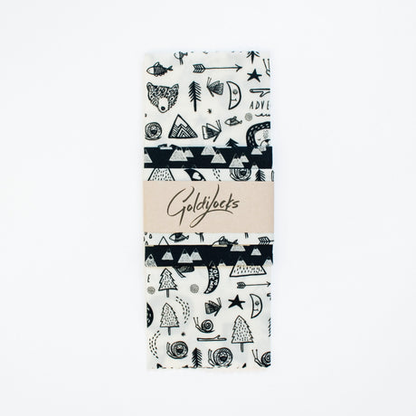 Beeswax Food Wraps: Camping Adventure Set of 3 - Sumiye Co