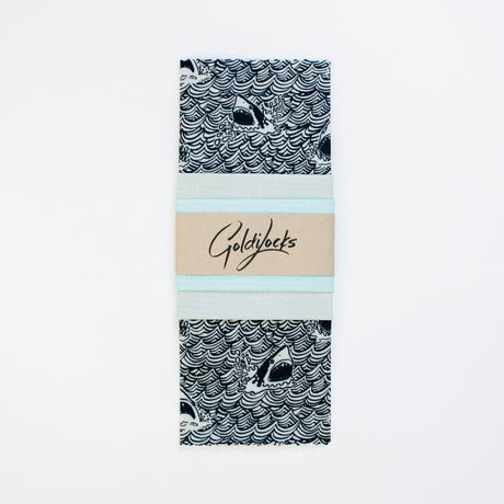 Beeswax Food Wraps: Sharks Set of 3 - Sumiye Co
