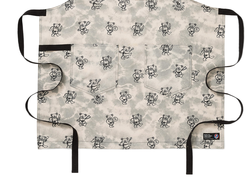 The Essential Apron - Grateful Dead Grey Tie Dye - Sumiye Co