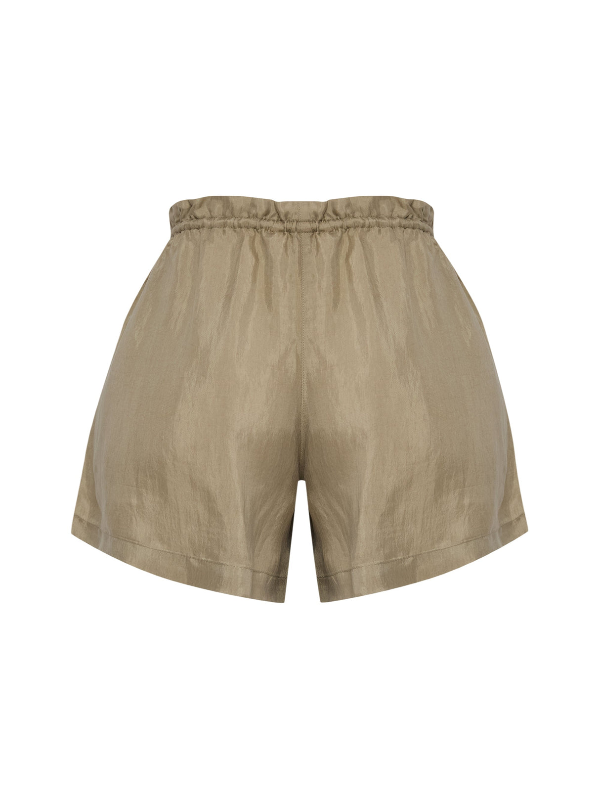 Lucid Flow Tie Shorts - Khaki Green - Sumiye Co