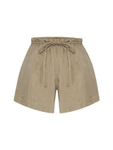 Lucid Flow Tie Shorts - Khaki Green - Sumiye Co