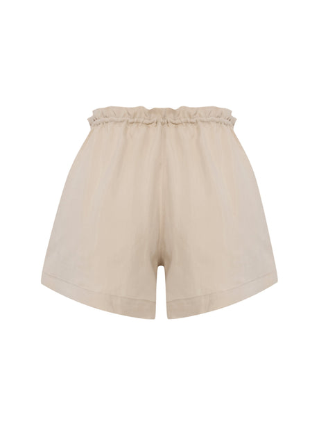 Lucid Flow Tie Shorts - Sand - Sumiye Co