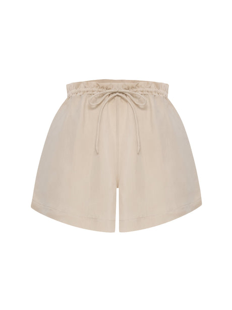 Lucid Flow Tie Shorts - Sand - Sumiye Co