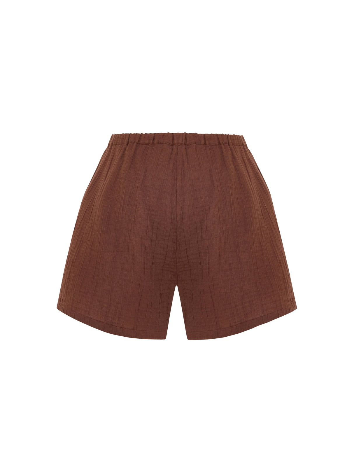 Kaya Drawstring Shorts - Terracotta - Sumiye Co