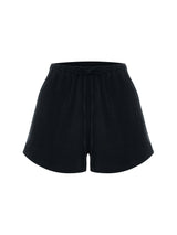 Aura Drawstring Shorts - Black - Sumiye Co