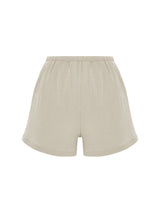 Aura Drawstring Shorts - Oatmeal - Sumiye Co