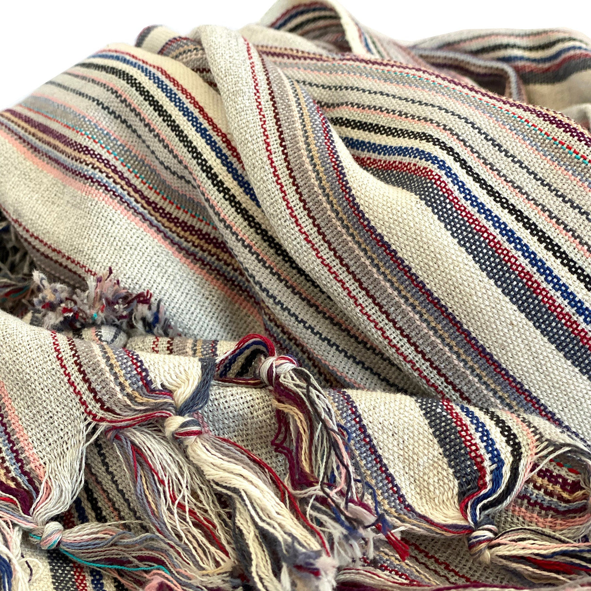 Casablanca Sustainable Turkish Towel / Blanket - Gray-3